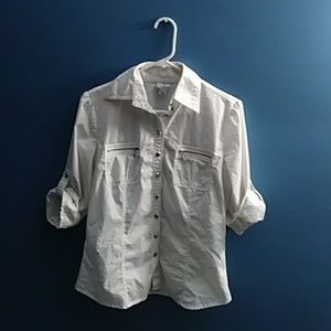 Worthington Stretch Button Down Shirt
